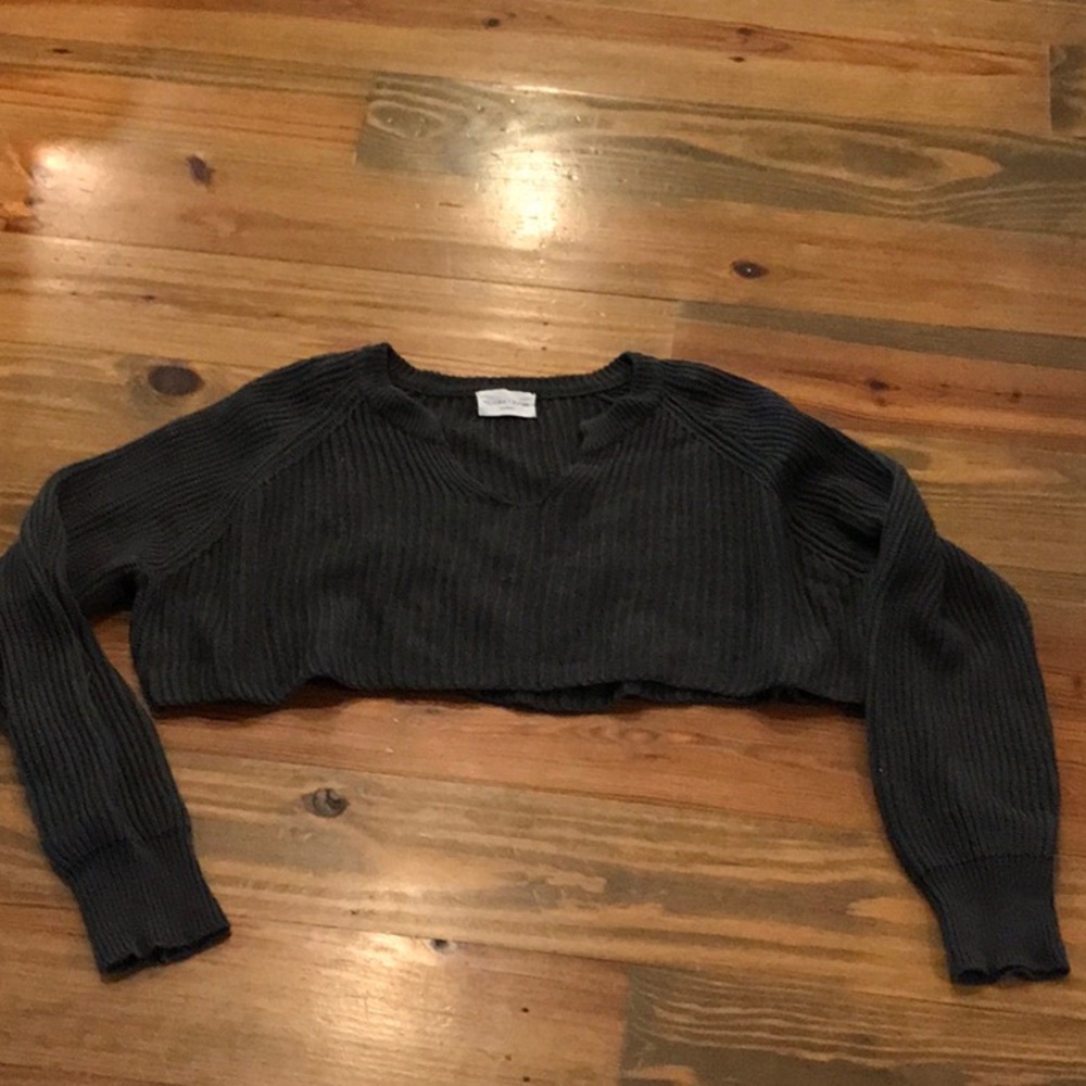 Crop sweater, M